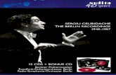 40 years - Audite · PDF file40 years SERGIU CELIBIDACHE THE BERLIN RECORDINGS 1945-1957 12 CDS + BONUS CD Berliner Philharmoniker Rundfunk-Sinfonieorchester Berlin Radio-Symphonie-Orchester