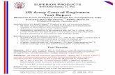 US Army Corp of Engineers Test Report - Eagle · PDF fileSUPERIOR PRODUCTS INTERNATIONAL II, INC. US Army Corp of Engineers Test Report Moisture-Cure Urethane Coatings for Compliance