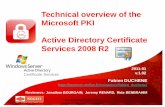 Technical overview of the Microsoft PKI Active Directory ... · PDF fileTechnical overview of the Microsoft PKI Active Directory Certificate Services 2008 R2 ESEC – European Security