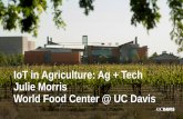 IoT in Agriculture Julie Morris World Food Center @ UC Davis · PDF fileUC Davis: A Leading Agricultural University •1st in the nation and 2nd in the world in agriculture (QS World