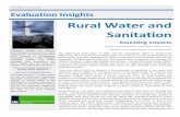 Rural Water and Sanitation - OECD insights WASH final draft.pdf · Rural Water and Sanitation ... evaluated the impact of programmes in five countries: ... note summarises the main