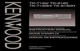 TK-7160/ TK-8160 TK-7160H/ TK-8160H de instrucciones ... vhf fm transceiver/ uhf fm transceiver tk-7160/ tk-8160 tk-7160h/ tk-8160h instruction manual english. i ... models covered