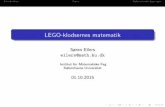 LEGO-klodsernes matematik - Vælg afdelingungetalenter.dk/.../files/aktiviteter/legoklodsernes_matematik.pdf · nat-logo Introduktion Farve Balancerende bygninger LEGO-klodsernes