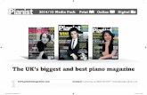 The UK’s biggest and best piano magazine Media Pack... · The UK’s biggest and best piano magazine ... SHEET MUSIC 50+ ONLINE LESSONS ... A star is born FREE WITH EVERY ISSUE