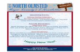 Upcoming Events - North · PDF fileUpcoming Events: National Skating Celebration ... 5th-Kenny G Music Bingo ... Mary Osborn and her piano accompaniment will entertain us with a variety