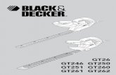 Copyright Black & Deckerservice.blackanddecker.co.nz/PDMSDocuments/EU/Docs//docpdf/gt25… · 5 ENGLISH HEDGETRIMMER GT26/GT246/GT250/ GT251/GT260/GT261/GT262 CONGRATULATIONS! You