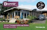 Inovar Transportable Log Homes Design · PDF filecomply fully with the Caravan Act as mobile homes, ... Inovar transportable log homes By w world of transportable homes ... 3 Bed Inovar