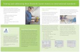 T T esting and calibrating New Zealand’ esting and ... brochure.pdf · Calibration and testing of water meters ... With the smallest weigh tank (100 ltr), ... (litres) Litres lost