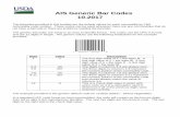 AIS Generic Bar Codes - fns-prod.  · PDF fileAIS Generic Bar Codes . 10.2017 . The barcodes provided in this booklet are the default values for each commodity by FNS commodity