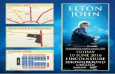 GENERAL MAP ELTON JOHN - Lincolnshire Showground · PDF filegeneral map local map & entrances seating plan plus special guest wonderful crazy night 2016 friday ... lincolnshire showground