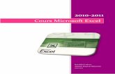 Cours Microsoft Excelcours.ludok.be/pdf/excel/excel.pdf · 2010-2011 Keirsbilck Ludovic Athénée Royal de Mouscron 2010-2011 Cours Microsoft Excel