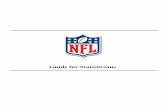 NFL guide for statisticians pdf -  · PDF fileGuide for Statisticians ... However, if all of the football has been advanced beyond any yard stripe, ... statistical purposes,