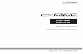Roland User Manual for the CAMM-1: PNC-960, PNC- S MANUAL PNC-960 PNC-910 * This User's Manual is intended for PNC-960 and PNC-910
