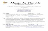 Music In The Air - CT.GOV-Connecticut's Official State · PDF fileMusic in the Air – November 2012 ... nova, drawing on anything from Dylan (Bob) to Dylan (Thomas). ... of the score,
