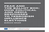 FEAR AND THE BALLOT BOX: HOW POLITICAL AND MEDIA …cjrarchive.org/img/posts/Political and Media Responses to Terrorism... · fear and the ballot box: how political and media responses