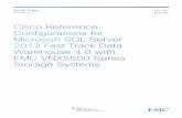 Cisco Reference Configurations for Microsoft SQL · PDF fileCisco Reference Configurations for Microsoft SQL Server 2012 Fast Track Data Warehouse 4.0 with EMC VNX5500 Series Storage