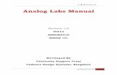 Analog Labs Manual - Yolacommunicationsbyravi.yolasite.com/resources/JNTU_Analog_lab_manu… · Analog lab manual 1 Analog Labs Manual Revision 1.0 IC614 ... Lab 5.1: SPICE Simulation