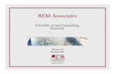 REM Associates: A profile of our Consulting · PDF fileREM Associates: A profile of our Consulting Network Keywords: REM Associates, consulting, network, profile, consultants, princeton,