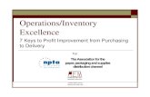 Operations/Inventory Excellence - REM · PDF fileTitle: Operations/Inventory Excellence Author: REM Associates Subject: Operations/Inventory Excellence-7 keys to profit improvement