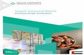 Import Summery Report · PDF fileThis Report identifies the UAE’s non-oil imports over the last five years, as well as KSA’s share therein. It also highlights ... positive features
