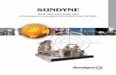 HMP-3000 AND HMP-5000 INTEGRALLY GEARED CENTRIFUGAL · PDF fileApplications Product Description The robust HMP-Series SUNDYNE® Pumps are end-suction, horizontal, high-speed, two-stage
