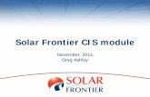 Solar Frontier CIS module - IEEEsites.ieee.org/scv-photovoltaic/files/slides/2011-November-Greg... · Solar Frontier CIS| November 2011 | Greg Ashley Under partially shaded conditions,
