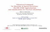 Theoretical Framework for Electronic & Optical Excitations, …exciting.wdfiles.com/local--files/cecam-talks-2012/Hybertsen.pdf · Theoretical Framework for Electronic & Optical Excitations,