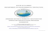 STATE OF FLORIDA · PDF filerevised 03/31/2017 state of florida department of environmental protection drinking water & domestic wastewater operator certification program