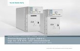 Switchgear …w3.siemens.com/.../switchgear/air-insulated/8bt1/catalogue-8bt1_en.pdf · 2 Switchgear Type 8BT1, up to 24 kV, Air-Insulated · Siemens HA 26.31 · 2012 Switchgear type