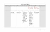 January 2015 - DOLE RO-Xro10.dole.gov.ph/fndr/mis/files/2015 Calendar - January.pdf · January 2015 Sunday Monday ... Chapter Meeting @ GCCNHS, Gingoog City District Summit @ Rhovics