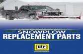 SNOWPLOW REPLACEMENT PARTS - National - NLP · PDF filesnowplow replacement parts catalog volume 6 ... fisher remote controls cables part no. ... 63508 snp8216 4-1/2 x 14-1/2 rubber