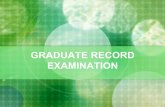GRADUATE RECORD EXAMINATION - access.ewu.edu Support Center/greprep... · ETS Practicing to Take the GRE General Test 10th Edition. ... GRE Verbal (30 minutes, 30 ... GRADUATE RECORD