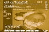 MAD RAT  · PDF fileMy guitar teacher got me playing the Eric Clapton Unplugged stuff, so I looked up other Eric material, then the people who he listened to, ... MAD RAT MAG