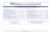 Navy e-Learning - Navy-Training-Transformation2 (NETC · PDF fileNavy e-Learning has implemented DOD Information Assurance ... NCC NCC-GCSR-04 Navy General Crane Safety ... Maintenance