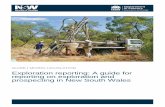 Exploration reporting: A guide for reporting on ... · PDF fileprospecting in New South Wales . Published by NSW Department of Industry, Skills and Regional Development, Division of