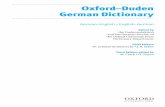 Oxford–Duden German Dictionary - MyWWW ZHAWmsy/ToolsCourse_Site/Module3/oxDudenD-E... · Oxford–Duden German Dictionary German–English• English–German Edited by the Dudenredaktion