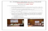St. JoSeph’S Degree & p. g. · PDF fileSt. JoSeph’S Degree & p. g. College ... how to crack online CAT and verbal and quantum sessions by Career Launcher was conducted on 19th