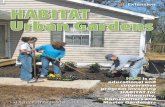 Extension HABITAT Urban Gardens · PDF fileTo educate and assist HABITAT for Humanity homeowners in the landscaping of their new ... HABITAT Urban Gardens ... Each letter in the word
