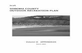 SONOMA COUNTY OUTDOOR RECREATION PLANparks.sonomacounty.ca.gov/uploadedFiles/Parks/About_Us/Project... · Draft . SONOMA COUNTY OUTDOOR RECREATION PLAN . Volume II APPENDICES . March