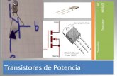 Transistores de Potencia - epower.wikispaces.comepower.wikispaces.com/file/view/Presentación3.pdf · El transistor bipolar de potencia i B i C i E ... montaje darlington ... Diodo