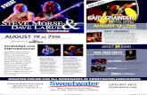 Gary Grainger TEVE MORSE the PRS Band LARUE AT ... - · PDF fileJohn Petrucci, Vinnie Moore, and the LA-based band Planet X. Steve Morse Dave LaRue! LIVE AT STEVE MORSE DAVE LARUE