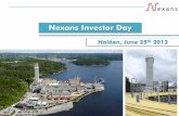 Nexans Investor  · PDF filetalents to build a stronger Submarine organization Manufacturing has stabilized Project execution is gradually improving, supporting our objectives