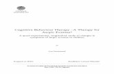 Cognitive Behaviour Therapy –A Therapy for Atopic …332116/FULLTEXT01.pdf · Cognitive Behaviour Therapy –A Therapy for ... Behavioural therapy is the method applied where behavioural