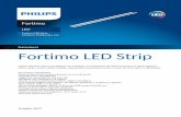 Datasheet Fortimo LED Strip - · PDF fileFortimo LED Fortimo LED Strip 1450mm 5500lm 8xx LV4 Datasheet Fortimo LED Strip Fortimo LED Strip systems are ideal for use in designer or