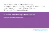 Measure Efficiency, Transformations - DevOpsdevopsenterprise.io/media/DOES_forum_metrics_102015.pdf · frequent and continuous, with developers checking code into version control