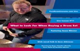 What to Look For When Buying a Drum Set - Free Drum …freedrumlessons.com/.../live-lesson-11-buying-drum-set.pdf · “What to Look For When Buying a Drum Set” - with special guest,
