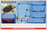 KAHUNA - Loggerhead Marinelife Center · PDF fileKahuna, an adult loggerhead sea turtle, was admitted to the Gordon and Patricia Gray Veterinary Hospital with approximately 60% of