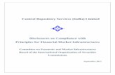 Central Depository Services (India) LimitedCentral Depository Services (India) Limited . Disclosures on Compliance with . ... creation of pledge in the depository system, although