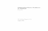 Independent Power Producers In Thailand - FSI Stanford · PDF fileIndependent Power Producers in Thailand ... Private investment in electricity generation ... from Malaysia.9 The quantity