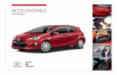 ACCESSORIES - Toyota · PDF fileToyota standards for quality, fit and finish: Genuine Toyota Accessories.   Small car with big dreams. EXTERIOR Protect